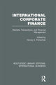 Book cover of: International Corporate Finance (RLE International Business). By: Harvey A. Poniachek