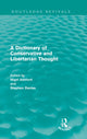 Book cover of: Dictionary of Conservative and Libertarian Thought (Routledge Revivals)