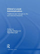 Book cover of: China's Local Administration