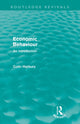 Book cover of: Economic Behaviour (Routledge Revivals). By: Colin Harbury