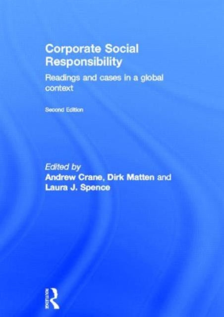 Book cover of: Corporate Social Responsibility. By: Andrew Crane