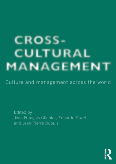 Book cover of: Cross-Cultural Management. By: Jean-François Chanlat