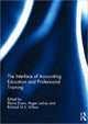 Book cover of: Interface of Accounting Education and Professional Training. By: Elaine Evans