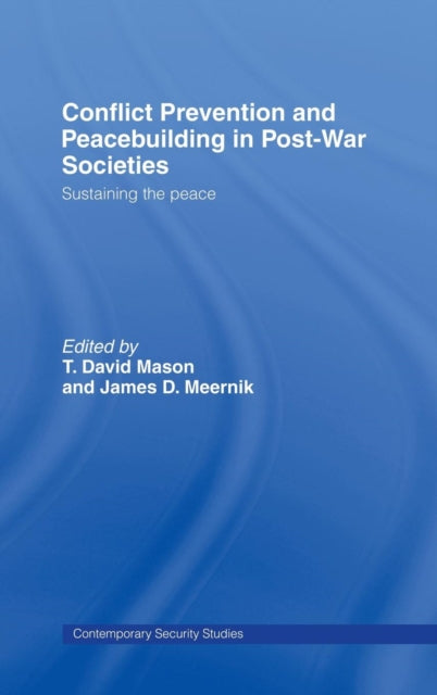 Book cover of: Conflict Prevention and Peace-building in Post-War Societies