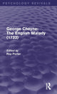 Book cover of: George Cheyne: The English Malady (1733). By: Roy Porter