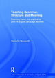 Book cover of: Teaching Grammar, Structure and Meaning. By: Marcello Giovanelli