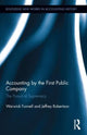 Book cover of: Accounting by the First Public Company. By: Warwick Funnell