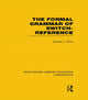 Book cover of: Formal Grammar of Switch-Reference. By: Daniel L. Finer