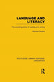 Book cover of: Language and Literacy (RLE Linguistics C: Applied Linguistics)