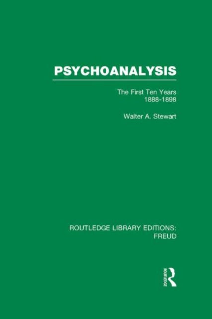 Book cover of: Psychoanalysis (RLE: Freud). By: Walter A. Stewart