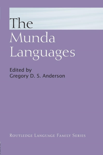 Book cover of: Munda Languages. By: Gregory D. S. Anderson