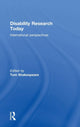 Book cover of: Disability Research Today. By: Tom Shakespeare
