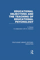 Book cover of: Educational Objectives and the Teaching of Educational Psychology. By: Edgar Stones