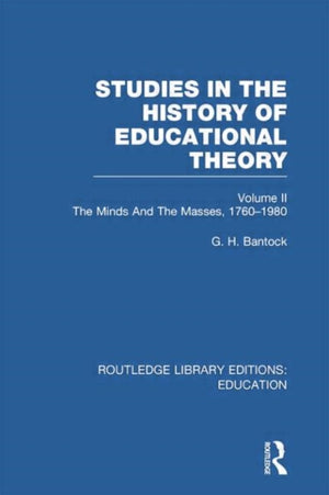 Studies in the History of Educational Theory Vol 2