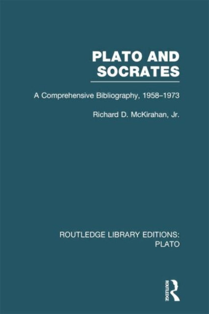 Book cover of: Plato and Socrates (RLE: Plato). By: Richard McKirahan