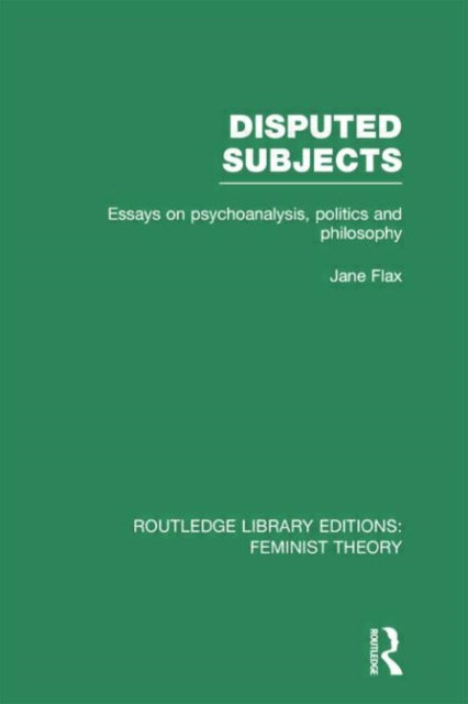 Book cover of: Disputed Subjects (RLE Feminist Theory)