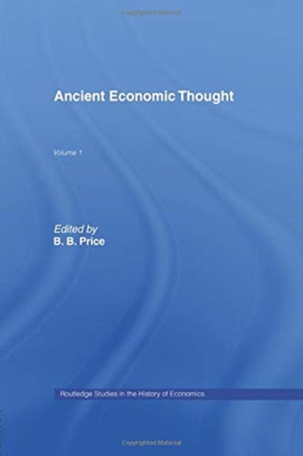 Book cover of: Ancient Economic Thought. By: Betsy Price
