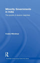 Book cover of: Minority Governments in India. By: Csaba Nikolenyi