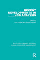 Book cover of: Recent Developments in Job Analysis. By: Kurt Landau