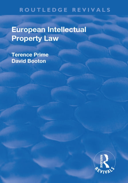 Book cover of: European Intellectual Property Law