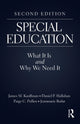 Book cover of: Special Education. By: James M. Kauffman