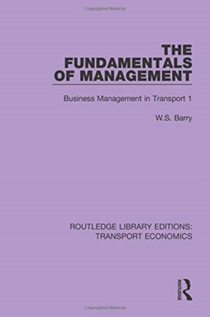 Book cover of: Fundamentals of Management. By: W. S. Barry