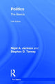 Book cover of: Politics: The Basics. By: Nigel Jackson
