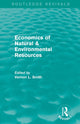Book cover of: Economics of Natural & Environmental Resources (Routledge Revivals). By: Vernon L. Smith