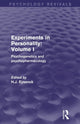 Book cover of: Experiments in Personality: Volume 1 (Psychology Revivals). By: Hans Jurgen Eysenck