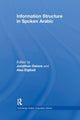 Book cover of: Information Structure in Spoken Arabic. By: Jonathan Owens