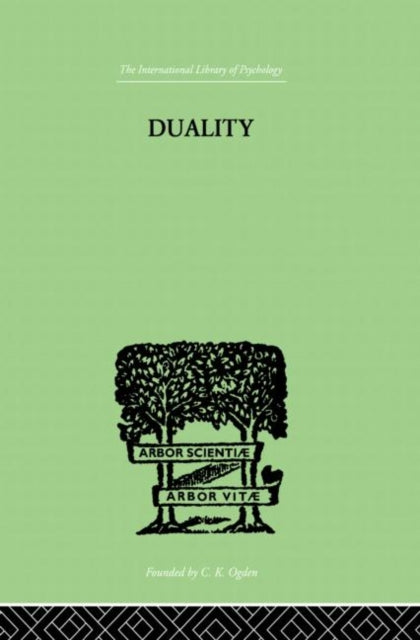 Book cover of: Duality. By: Bradley, R N, R. N.