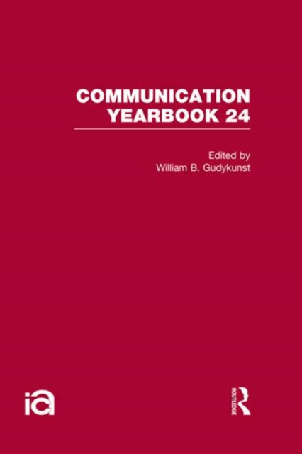 Book cover of: Communication Yearbook 24. By: William Gudykunst