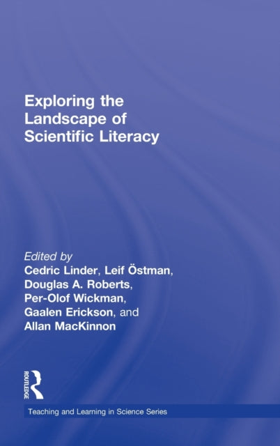 Book cover of: Exploring the Landscape of Scientific Literacy. By: Cedric J. Linder