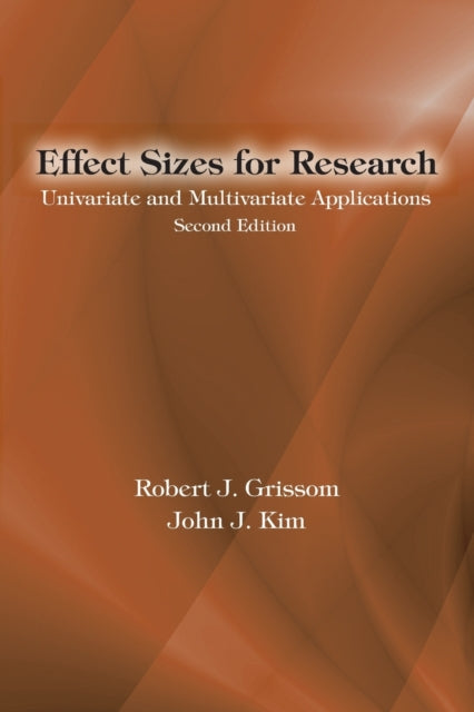 Book cover of: Effect Sizes for Research. By: Robert J. Grissom