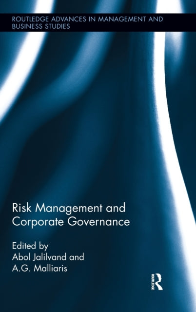 Book cover of: Risk Management and Corporate Governance. By: Abolhassan Jalilvand