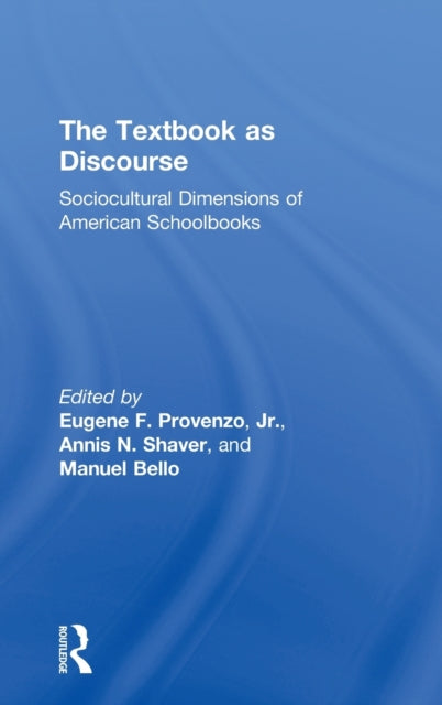 Book cover of: Textbook as Discourse. By: Eugene F. Provenzo