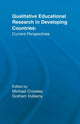 Book cover of: Qualitative Educational Research in Developing Countries. By: Michael Crossley
