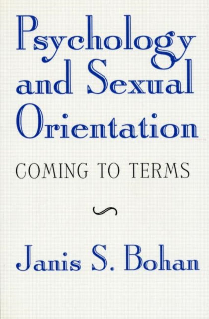 Book cover of: Psychology and Sexual Orientation