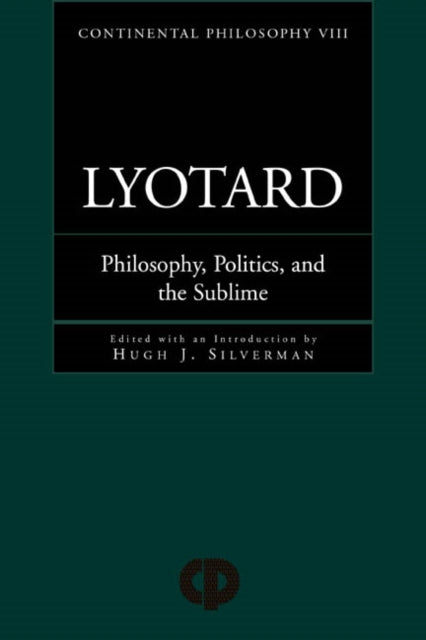 Book cover of: Lyotard. By: Hugh J. Silverman