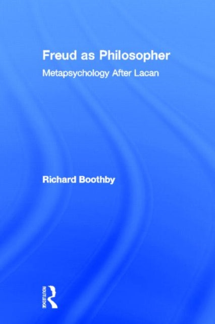Book cover of: Freud as Philosopher. By: Richard Boothby