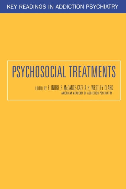 Book cover of: Psychosocial Treatments. By: Mccance-Katz