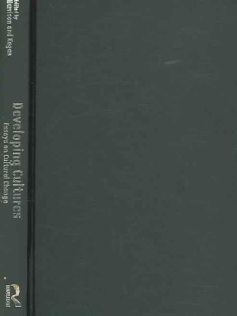 Book cover of: Developing Cultures