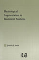Book cover of: Phonological Augmentation in Prominent Positions
