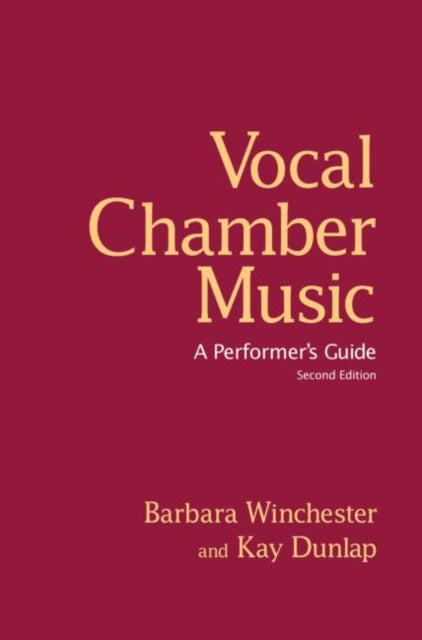 Book cover of: Vocal Chamber Music. By: Barbara Winchester