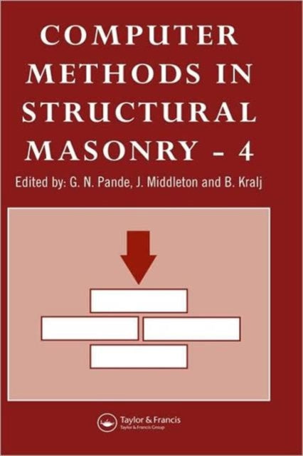 Book cover of: Computer Methods in Structural Masonry - 4. By: J. Middleton