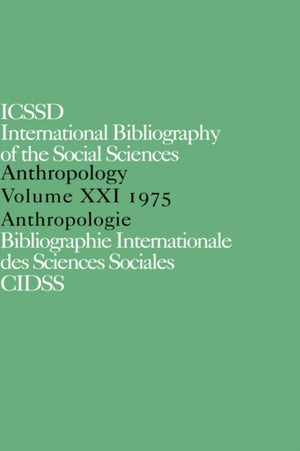 IBSS: Anthropology: 1975 Vol 21