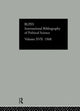 Book cover of: IBSS: Political Science: 1968 Volume 17. By: International C
