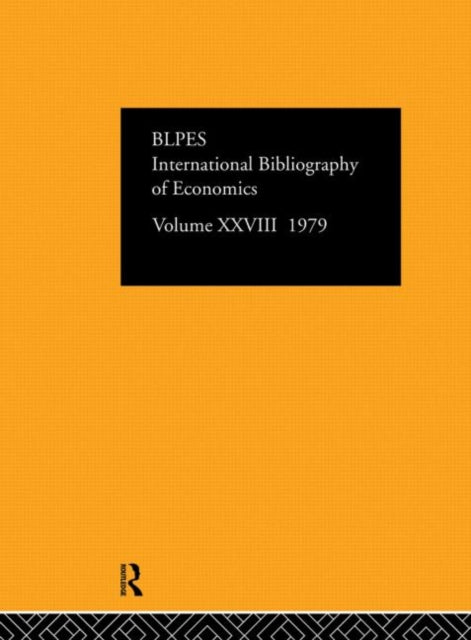 Book cover of: IBSS: Economics: 1979 Volume 28. By: International C