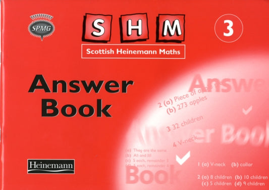 Book cover of: Scottish Heinemann Maths 3, Answer Book