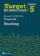 Book cover of: Target Grade 5 Reading Edexcel GCSE (9-1) French Workbook. By: Daniele Bourdais